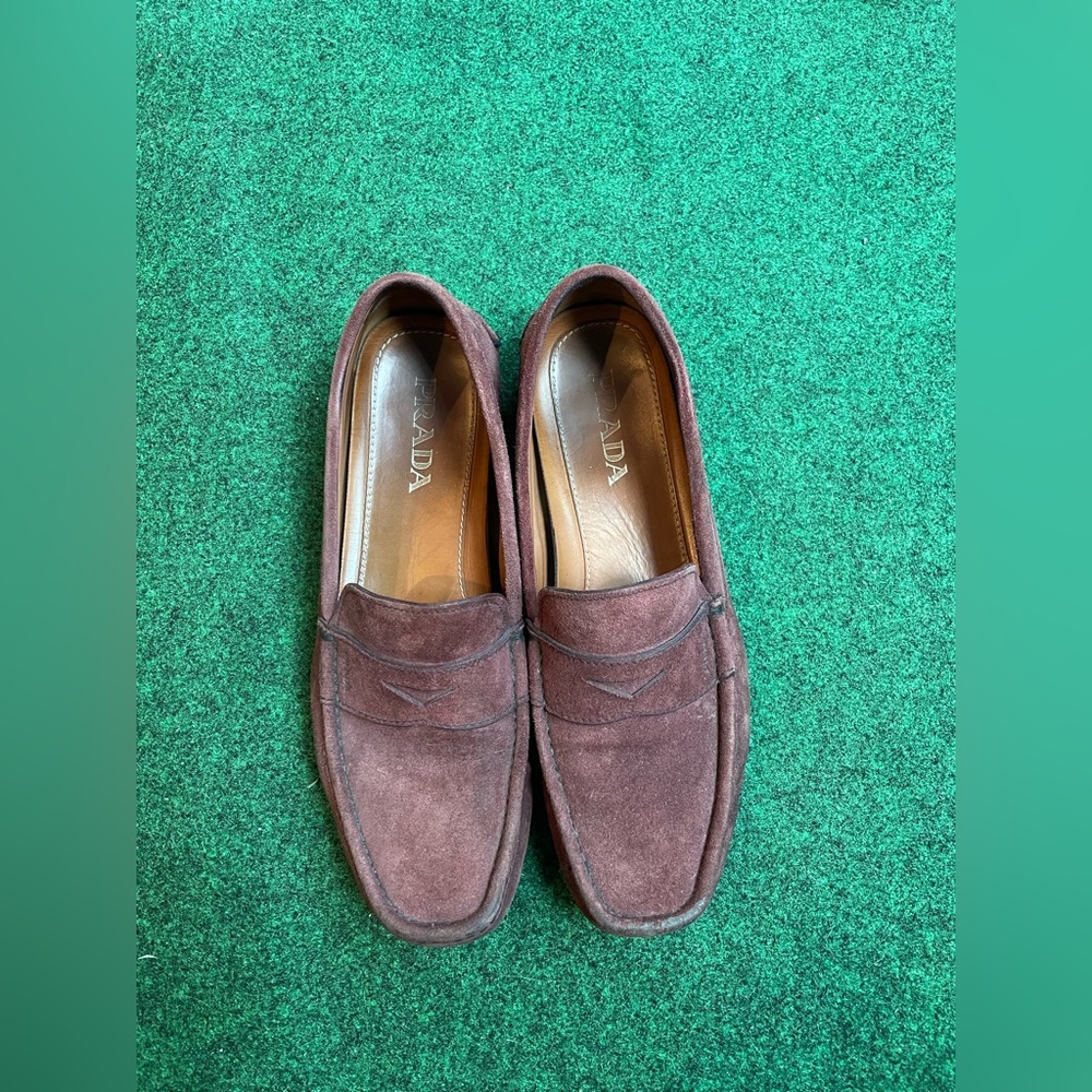 Men’s Prada Suede Loafers